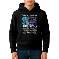 Do Not Meddle In The Affairs Of Dragons For You Are Crunchy Kids Hoodie