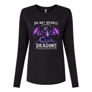 Do Not Meddle In The Affairs Of Dragons Dragon Lover Costume Womens Cotton Relaxed Long Sleeve T-Shirt