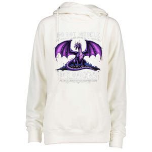 Do Not Meddle In The Affairs Of Dragons Dragon Lover Costume Womens Funnel Neck Pullover Hood