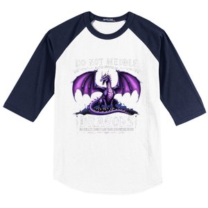 Do Not Meddle In The Affairs Of Dragons Dragon Lover Costume Baseball Sleeve Shirt