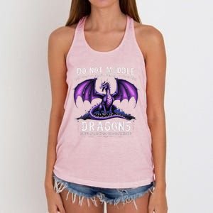 Do Not Meddle In The Affairs Of Dragons Dragon Lover Costume Women's Knotted Racerback Tank