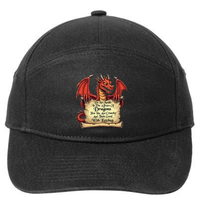 Do Not Meddle In The Affairs Of Dragons Dragon Lover Graphic 7-Panel Snapback Hat