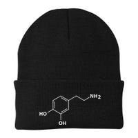 Dopamine Neurotransmitter Molecule Knit Cap Winter Beanie