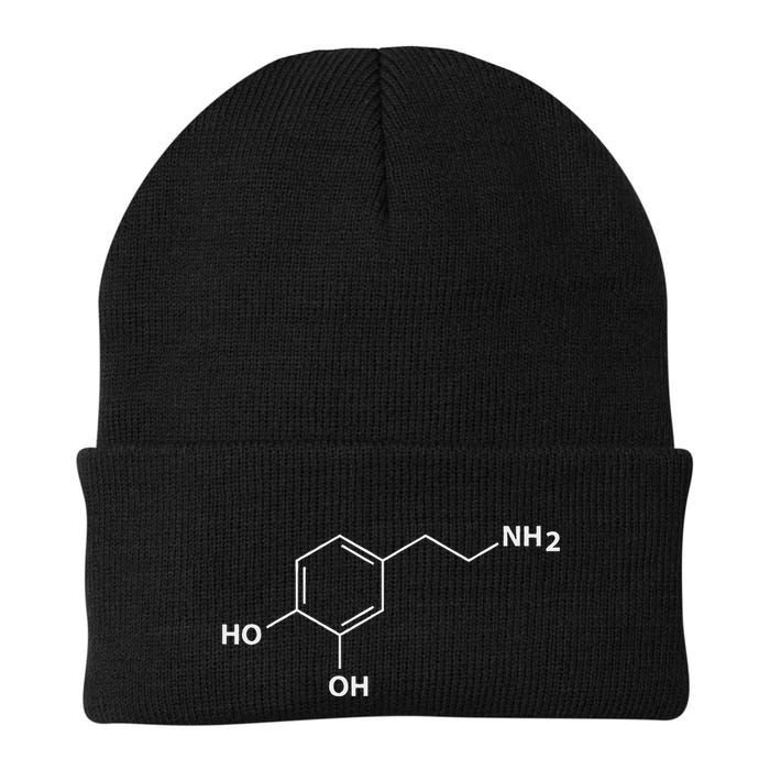 Dopamine Neurotransmitter Molecule Knit Cap Winter Beanie