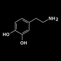 Dopamine Neurotransmitter Molecule Mousepad