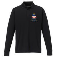 Dad Nutcracker Matching Family Group Christmas Party Pjs Performance Long Sleeve Polo