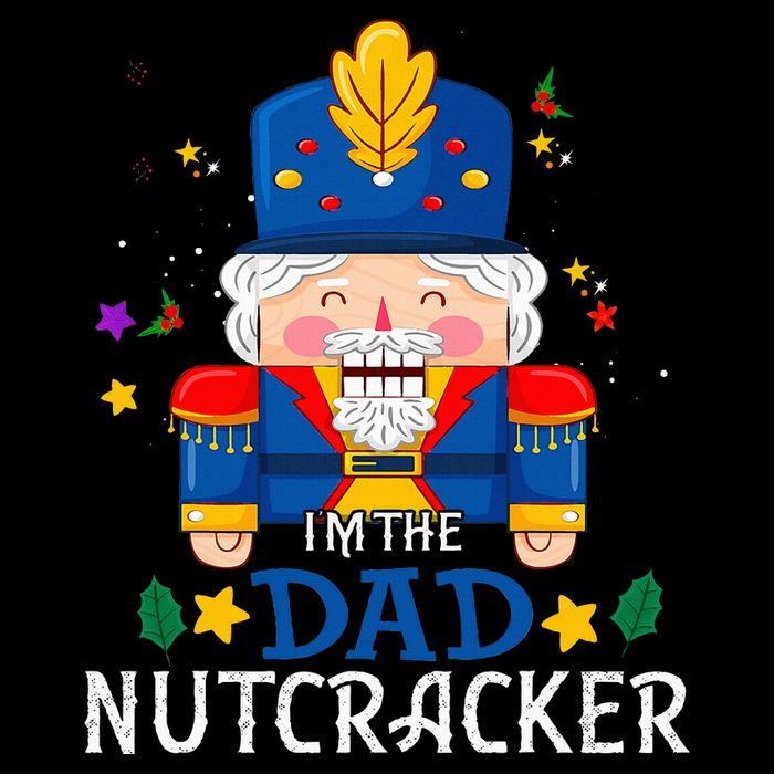 Dad Nutcracker Matching Family Group Christmas Party Pjs Button