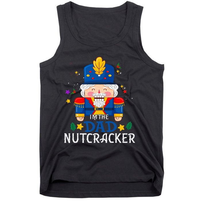 Dad Nutcracker Matching Family Group Christmas Party Pjs Tank Top