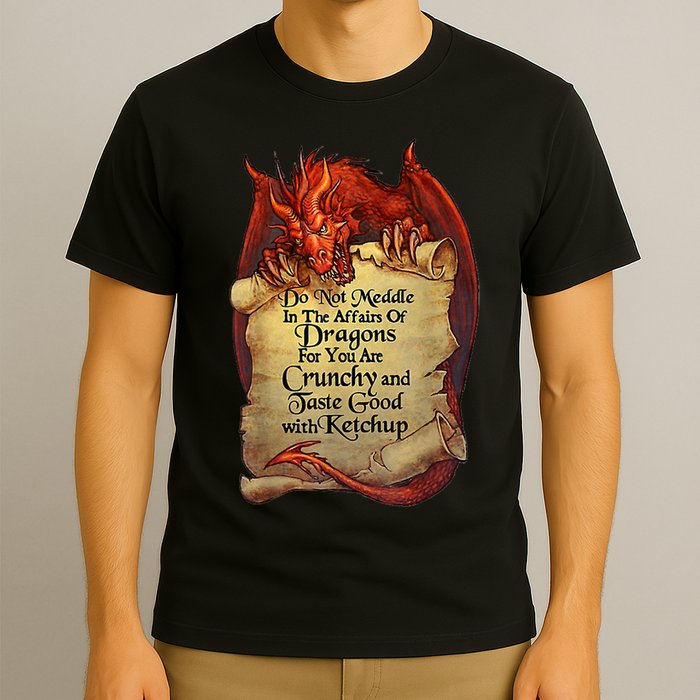 Do Not Meddle In The Affairs Of Dragons For You Are Crunchy T-Shirt