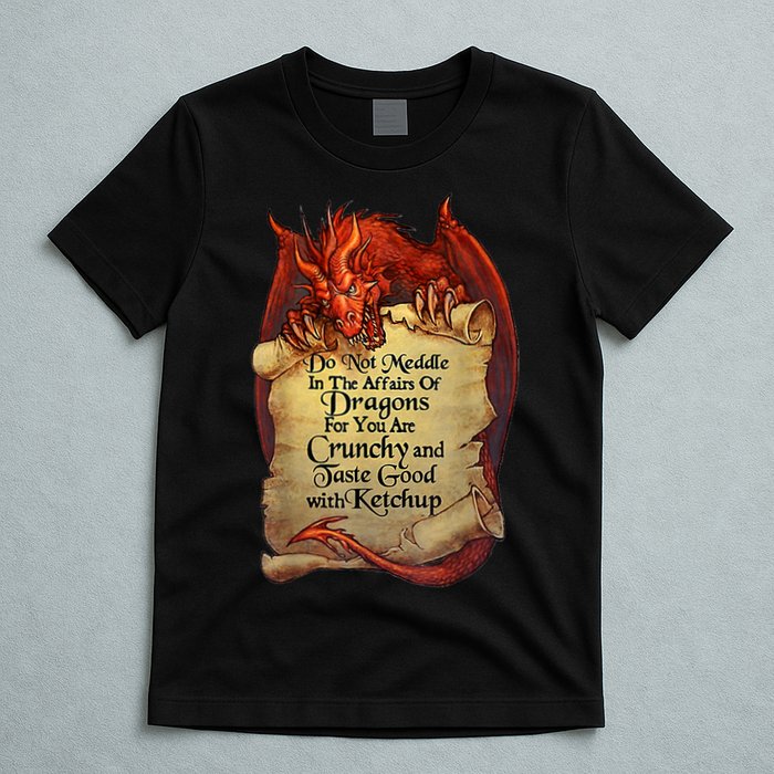 Do Not Meddle In The Affairs Of Dragons For You Are Crunchy T-Shirt