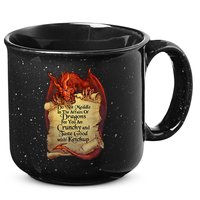 Do Not Meddle In The Affairs Of Dragons For You Are Crunchy 15oz Campfire Ceramic Mug