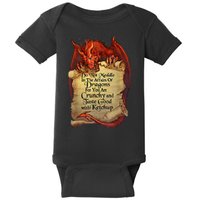 Do Not Meddle In The Affairs Of Dragons For You Are Crunchy Baby Bodysuit