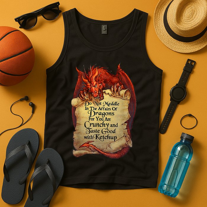 Do Not Meddle In The Affairs Of Dragons For You Are Crunchy Tank Top
