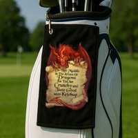 Do Not Meddle In The Affairs Of Dragons For You Are Crunchy Golf Towel