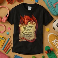 Do Not Meddle In The Affairs Of Dragons For You Are Crunchy Kids T-Shirt