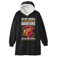Do Not Meddle In The Affairs Of Dragons For You Are Crunchy Hooded Wearable Blanket