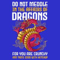 Do Not Meddle In The Affairs Of Dragons For You Are Crunchy Poster
