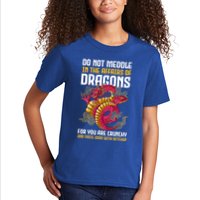 Do Not Meddle In The Affairs Of Dragons For You Are Crunchy Kids T-Shirt
