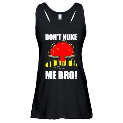 Don’t Nuke Me Bro retro Ladies Essential Flowy Tank