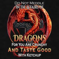 Do Not Meddle In The Affairs Of Dragons Fantasy Ladies PosiCharge Tri-Blend Wicking Tank