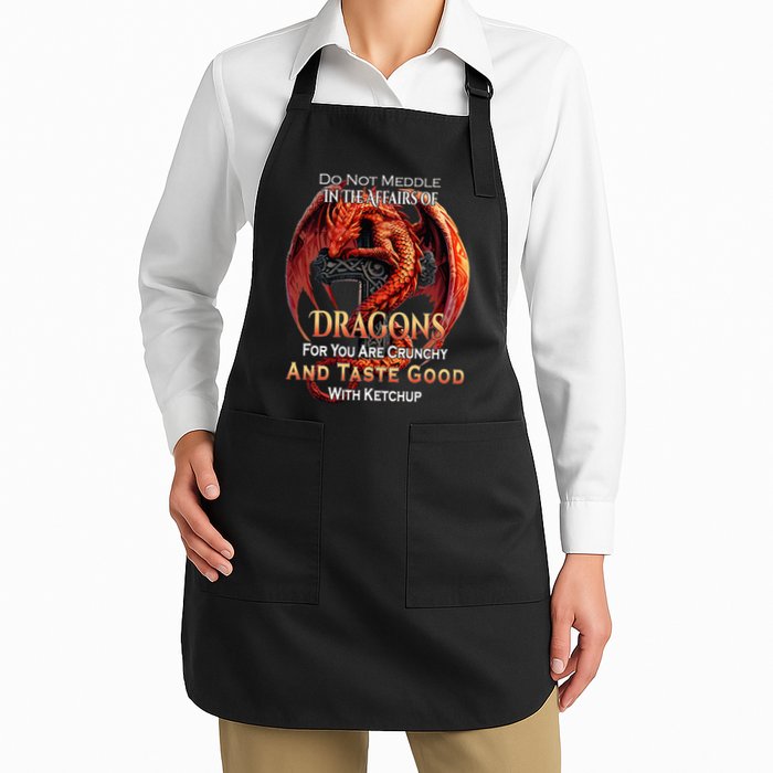 Do Not Meddle In The Affairs Of Dragons Fantasy Apron