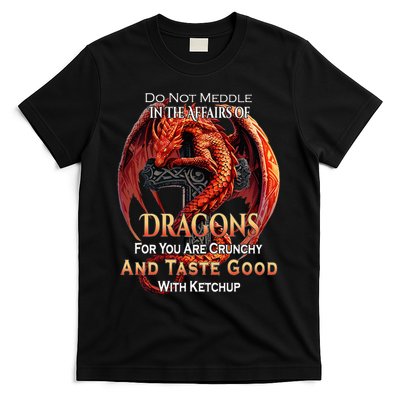 Do Not Meddle In The Affairs Of Dragons Fantasy T-Shirt