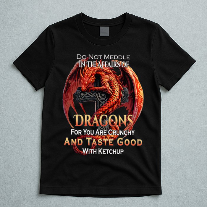 Do Not Meddle In The Affairs Of Dragons Fantasy T-Shirt