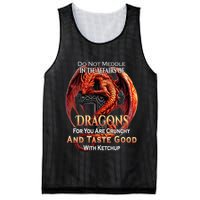 Do Not Meddle In The Affairs Of Dragons Fantasy Mesh Reversible Basketball Jersey Tank