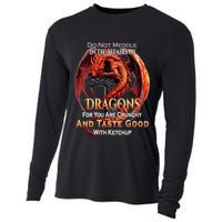 Do Not Meddle In The Affairs Of Dragons Fantasy Cooling Performance Long Sleeve Crew