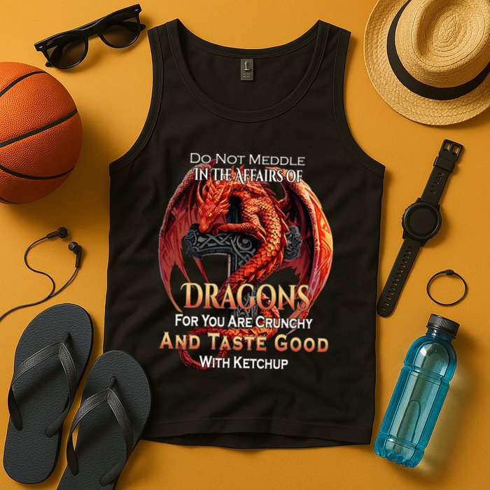 Do Not Meddle In The Affairs Of Dragons Fantasy Tank Top
