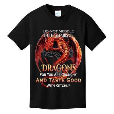 Do Not Meddle In The Affairs Of Dragons Fantasy Kids T-Shirt