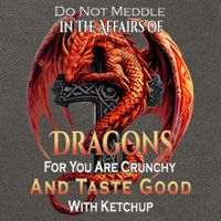 Do Not Meddle In The Affairs Of Dragons Fantasy Cotton Canvas Backpack