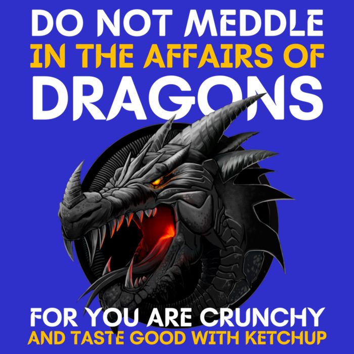 Do Not Meddle In The Affairs Of Dragons For You Are Crunchy T-Shirt