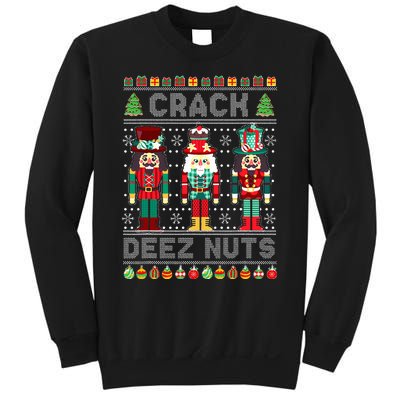 Deez Nuts Nutcracker Funny Ugly Christmas Sweater Xmas Sweatshirt