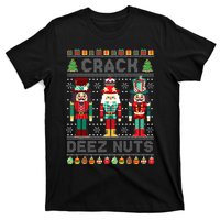 Deez Nuts Nutcracker Funny Ugly Christmas Sweater Xmas T-Shirt