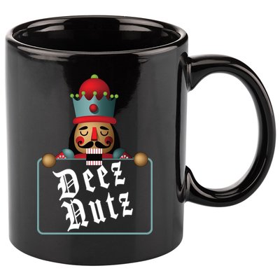 Deezs Nuts Nutcrackers 11oz C Handle Ceramic Mug