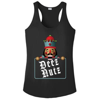 Deezs Nuts Nutcrackers Ladies PosiCharge Competitor Racerback Tank