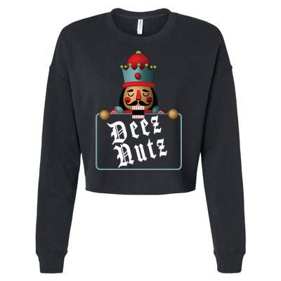 Deezs Nuts Nutcrackers Cropped Pullover Crew