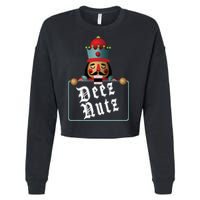 Deezs Nuts Nutcrackers Cropped Pullover Crew