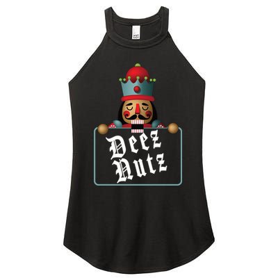 Deezs Nuts Nutcrackers Women's Perfect Tri Rocker Tank