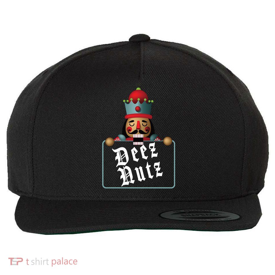 Deezs Nuts Nutcrackers Wool Snapback Cap