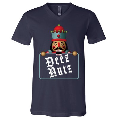 Deezs Nuts Nutcrackers V-Neck T-Shirt