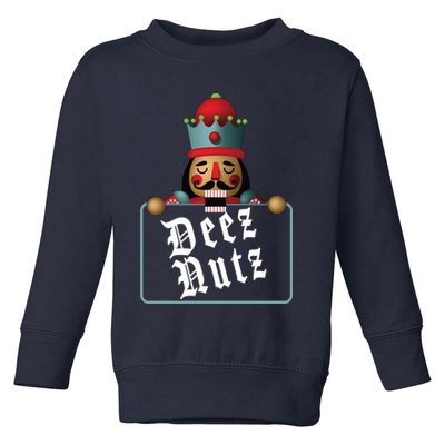 Deezs Nuts Nutcrackers Toddler Sweatshirt