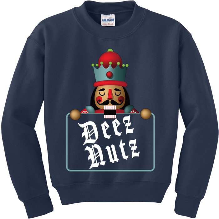 Deezs Nuts Nutcrackers Kids Sweatshirt