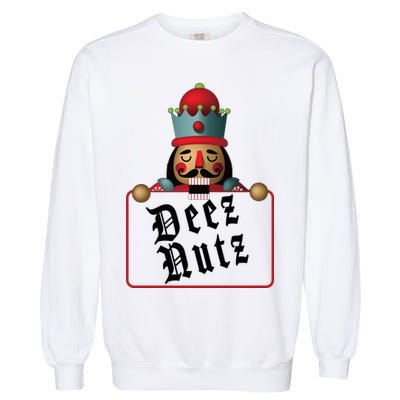 Deezs Nuts Nutcrackers Garment-Dyed Sweatshirt