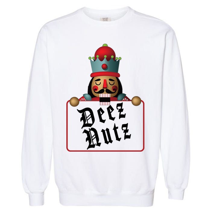 Deezs Nuts Nutcrackers Garment-Dyed Sweatshirt