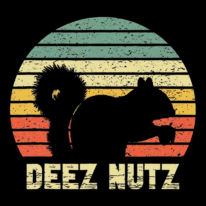 Deez Nuts Nutcracker Squirrel Deez Nutz Deezs Nut Drawstring Bag