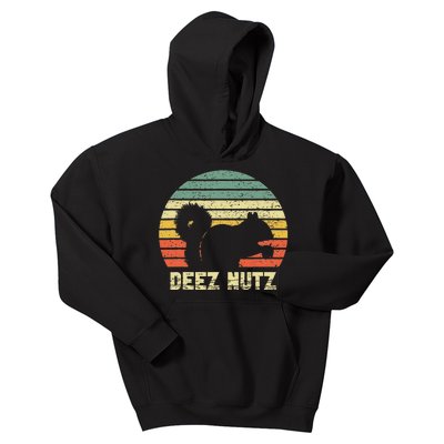 Deez Nuts Nutcracker Squirrel Deez Nutz Deezs Nut Kids Hoodie