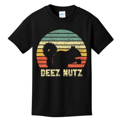 Deez Nuts Nutcracker Squirrel Deez Nutz Deezs Nut Kids T-Shirt