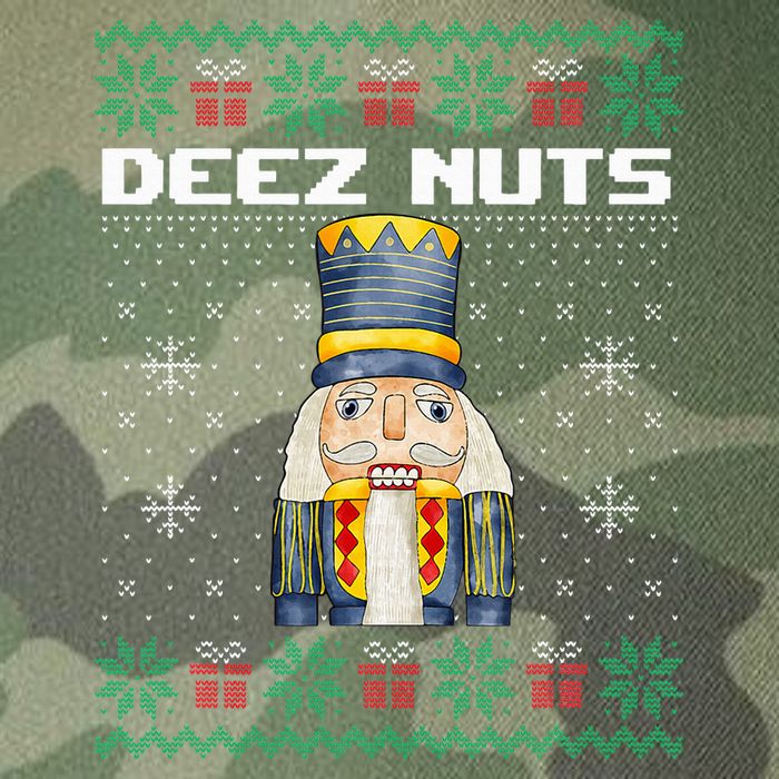 Deez Nuts Nutcracker Funny Ugly Christmas Xmas Gifts Legacy Tie Dye Trucker Hat